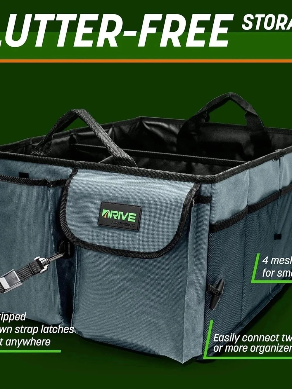 DRIVE AUTO PRODUCTS CAR TRUNK ORGANIZER